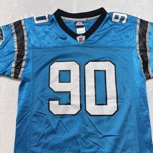 Julius Peppers #90 Carolina Panthers NFL Football Reebok Jersey Youth Large